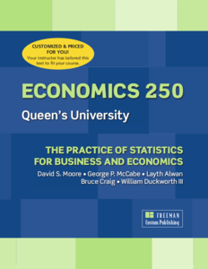 ECON 250 textbook cover
